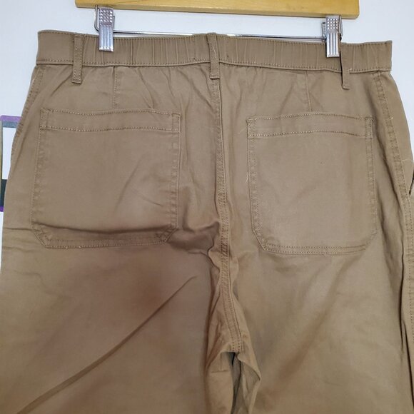G.H. Bass & Co. Womens Khaki Straight-Leg Pants Size 14 Casual Wear - Picture 3 of 10